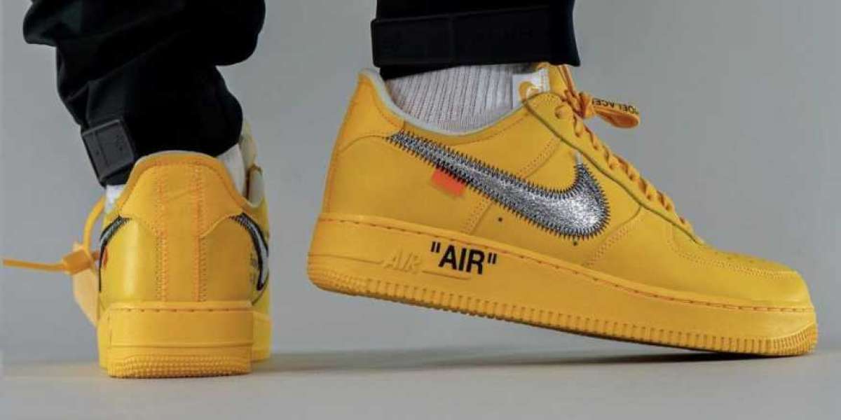 Golden Glory: AF1 Low Off White ICA-salg